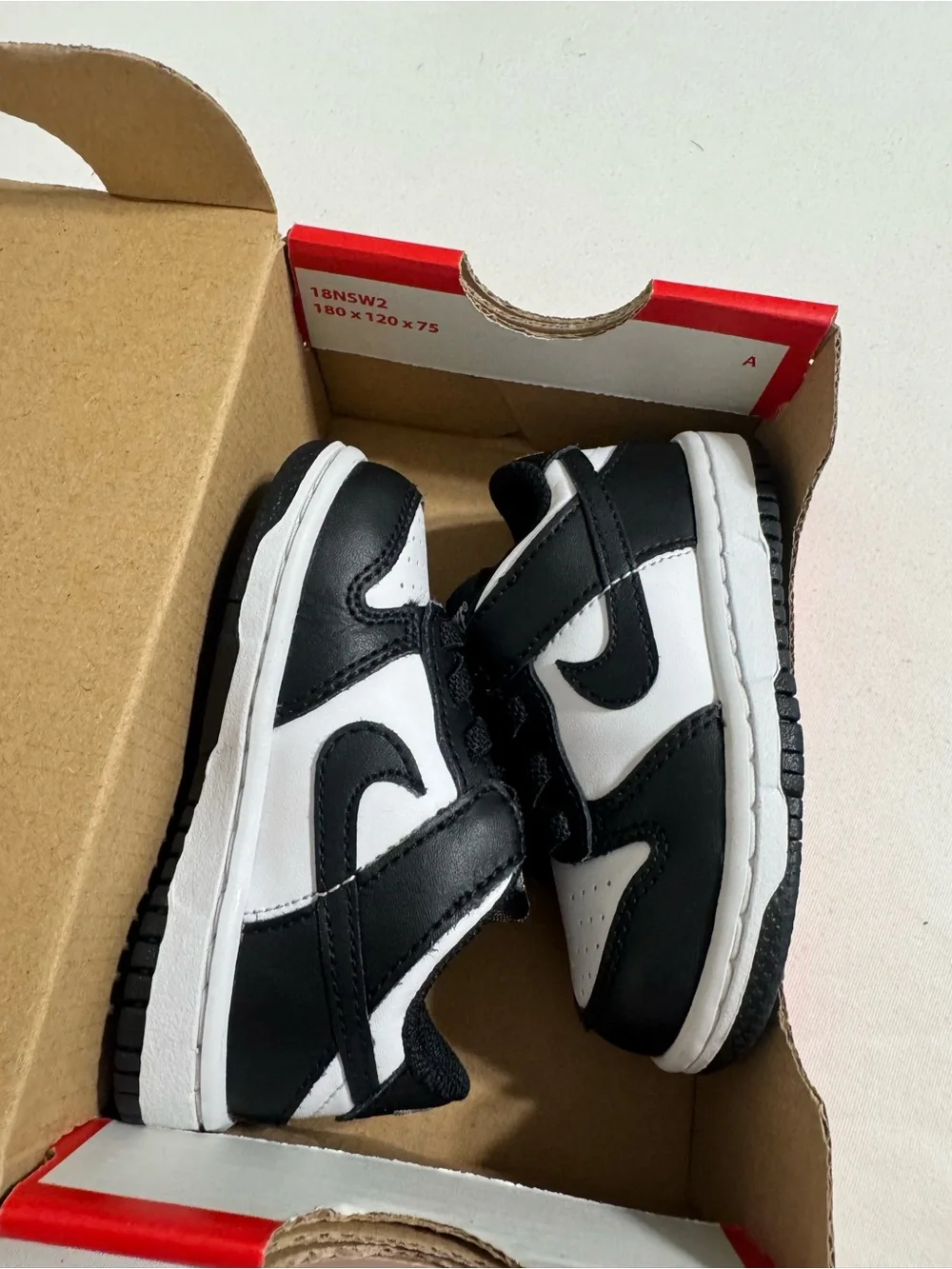 Nike Dunks Kids' Black and White Low-Top Sneaker